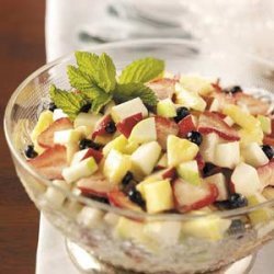 Hint of Mint Fruit Salad recipe