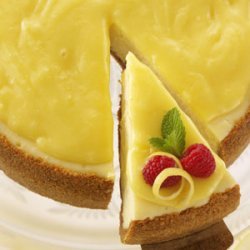 Golden-Glazed Lemon Cheesecake recipe