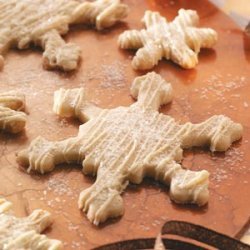 Glittered Snowflake Cookies recipe