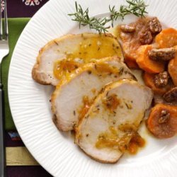 Glazed Rosemary Pork Roast recipe