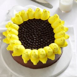 Peeps Sunflower Cake recipe