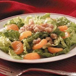 Mandarin-Walnut Lettuce Salad recipe