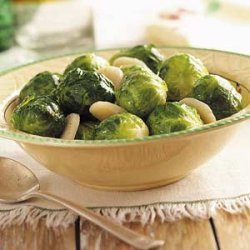 Brussels Sprouts with Water Chestnuts recipe