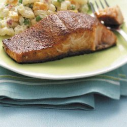 Grilled Curried Salmon recipe