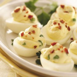 Cream Cheese Deviled Eggs recipe