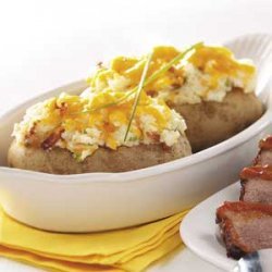 Bacon Twice-Baked Potatoes recipe