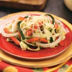 Zucchini  Linguine  Salad recipe