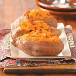 Twice-Baked Sweet Potatoes recipe