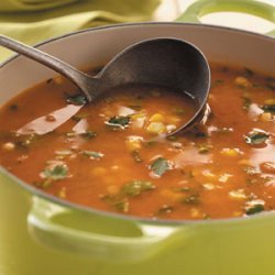 Fresh Corn and Tomato Soup recipe