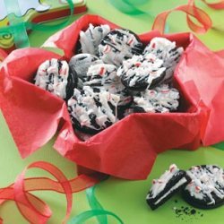 Drizzled Peppermint Cookies recipe