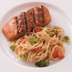 Salmon with Broccoli and Pasta recipe