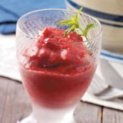 Raspberry Sorbet for Two recipe