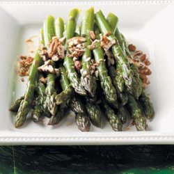 Fresh Asparagus with Pecans recipe
