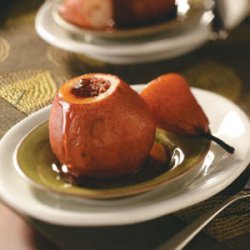 Almond Butter-Stuffed Pears recipe