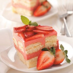 Strawberry Rhubarb Torte recipe