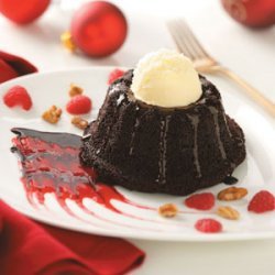 Mini Chocolate Raspberry Cakes recipe