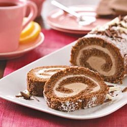 Mocha Ice Cream Cake Roll recipe