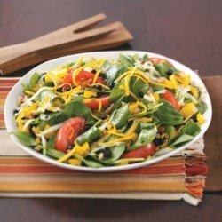 Black Bean Spinach Salad recipe