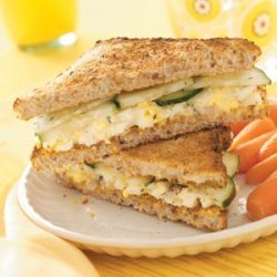 Egg Salad & Cucumber Sandwiches recipe