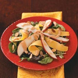 Harvest Salads with Pear Vinaigrette recipe