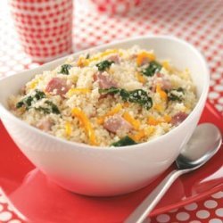 Ham & Spinach Couscous recipe