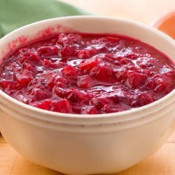 Cranberry Ginger Sauce recipe