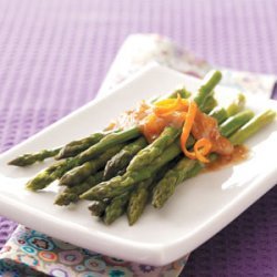 Asparagus with Orange-Ginger Butter for 2 recipe