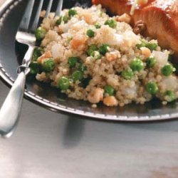 Quinoa with Peas and Onion recipe