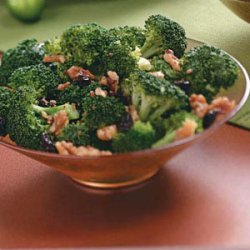 Broccoli with Walnuts and Cherries recipe