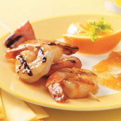 Grilled Shrimp with Apricot Sauce for 2 recipe
