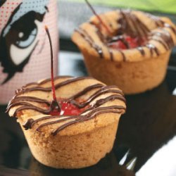 Drizzled Cherry Cookie Cups recipe