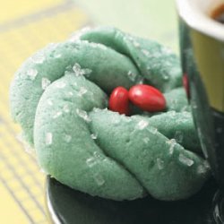 Festive Wreath Cookies recipe