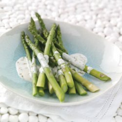 Asparagus with Tarragon Lemon Sauce recipe