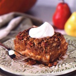 Pumpkin Pear Bread Pudding recipe