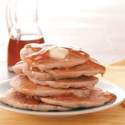 Sweet Apple Pancakes with Cider Syrup recipe