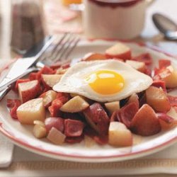 Makeover Hash and Eggs recipe