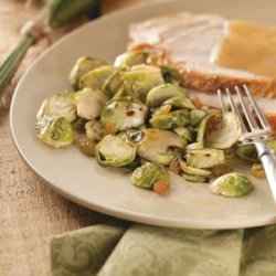 Brussels Sprouts with Golden Raisins recipe