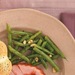 Green Beans with Lemon and Pine Nuts recipe