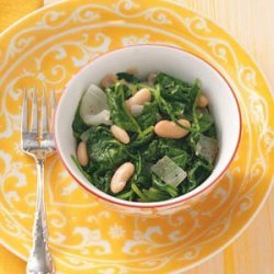 Beans & Spinach recipe