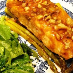 Walnut Ginger Salmon for Two recipe