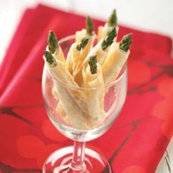 Parmesan Asparagus Roll-Ups recipe