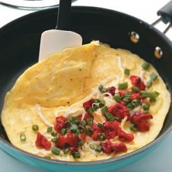 Roasted Red Pepper Omelets recipe