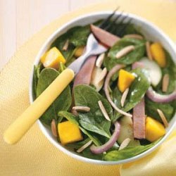 Tropical Spinach & Ham Salad recipe