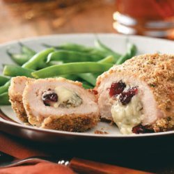 Cranberry-Gorgonzola Stuffed Chicken recipe