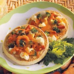 Open-Faced Veggie Sandwiches for Two recipe