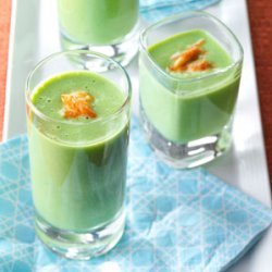 Chilled Pea Soup Shooters recipe