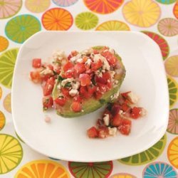 Tomato Salad-Stuffed Avocados recipe
