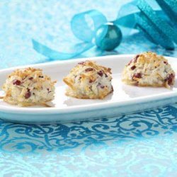 Cranberry Lime Macaroons recipe