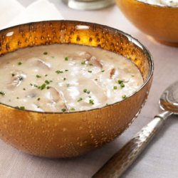 Golden Gouda Mushroom Soup recipe