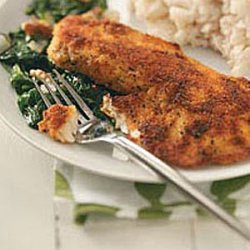 Tilapia with Spinach for Two recipe